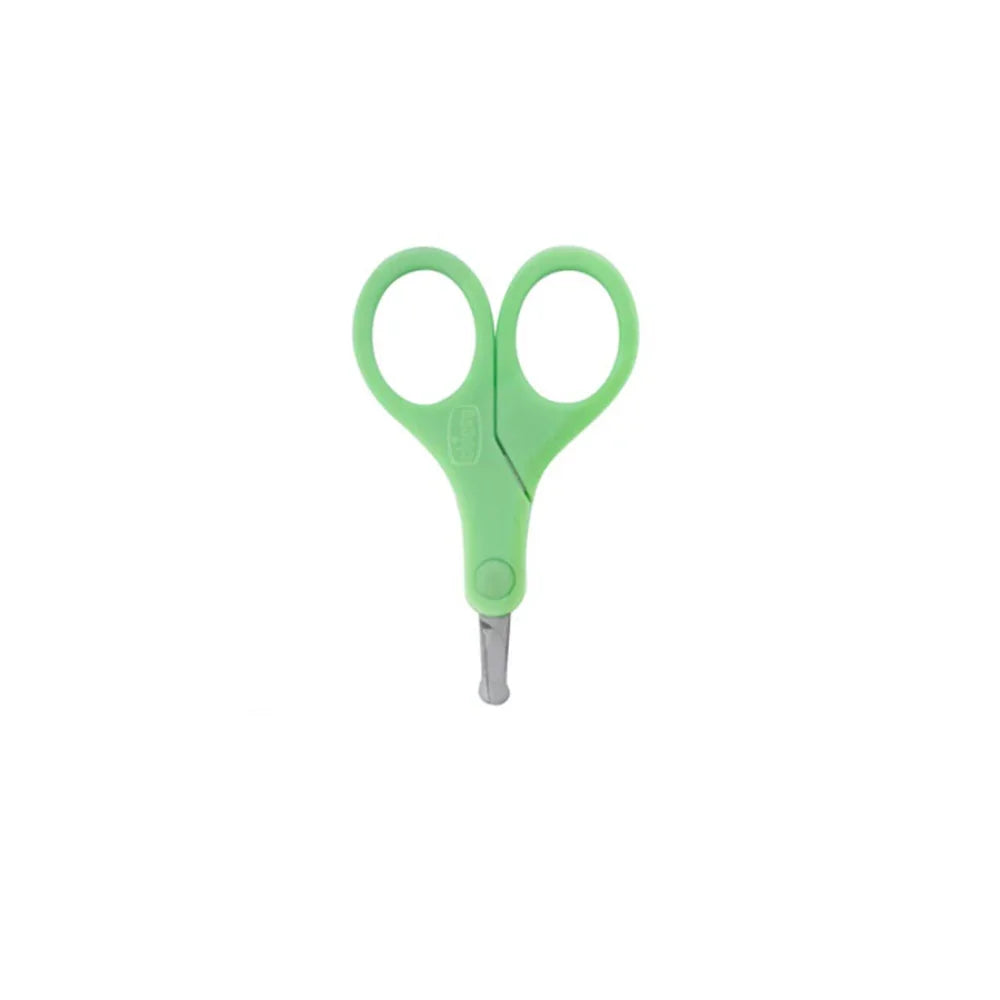 Chicco Scissors With Short Blade - Green - Baby Essentials