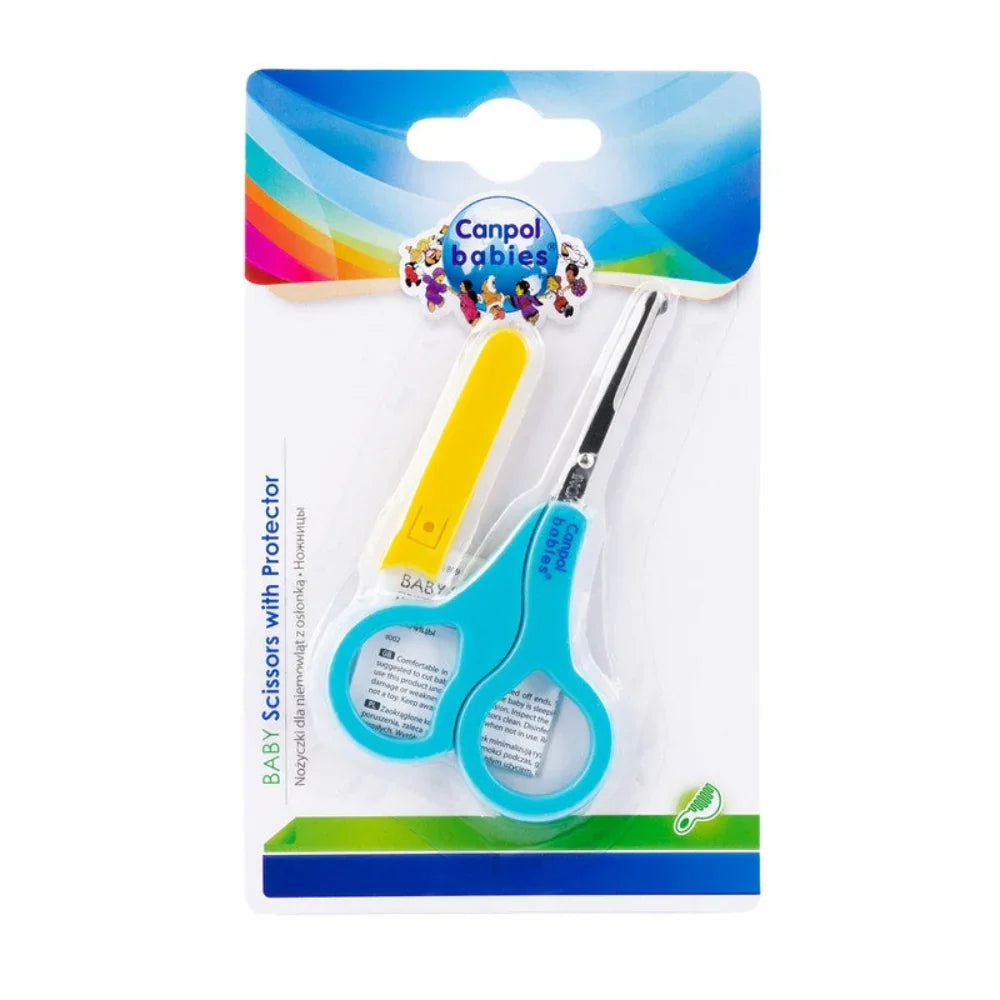 Canpol Babies Safety Scissors with Cover - Baby Essentials