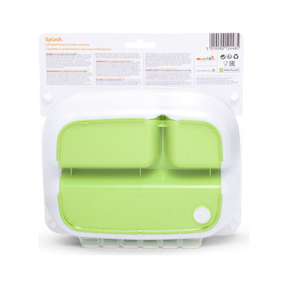 Munchkin Splash™ Toddler Divided Plates - Blue