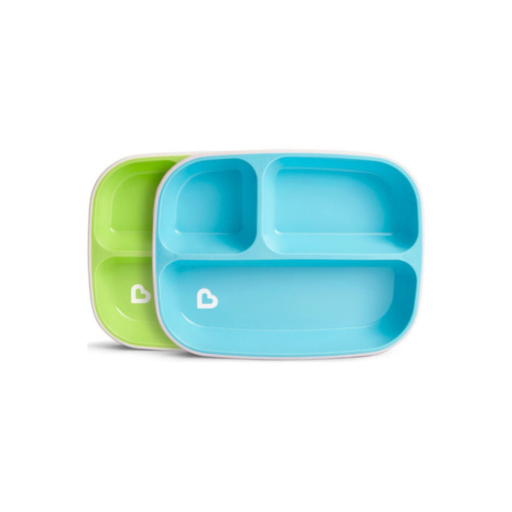 Munchkin Splash™ Toddler Divided Plates - Blue