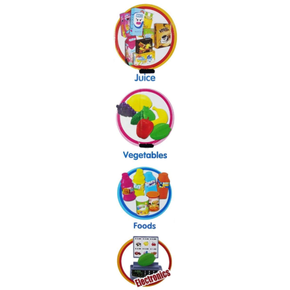 Mini Super Market with Sound & Light - 38 Accessories