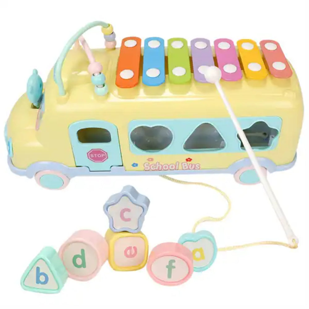 Xylophone Toy Bus – Yellow