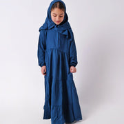 Petroleum Blue Praying Gown "Isdal"