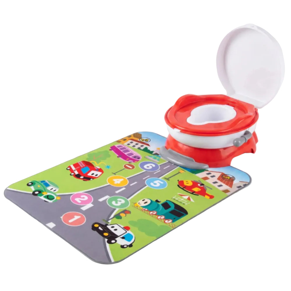 Multifunctional Baby's Sound-Light Seat – Red