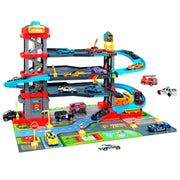 Meet Hot "Super Garage" Racing Track Playset 1:64 Scale