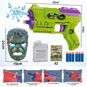 Hulk Hero Warrior Toy Gun Set with Mask