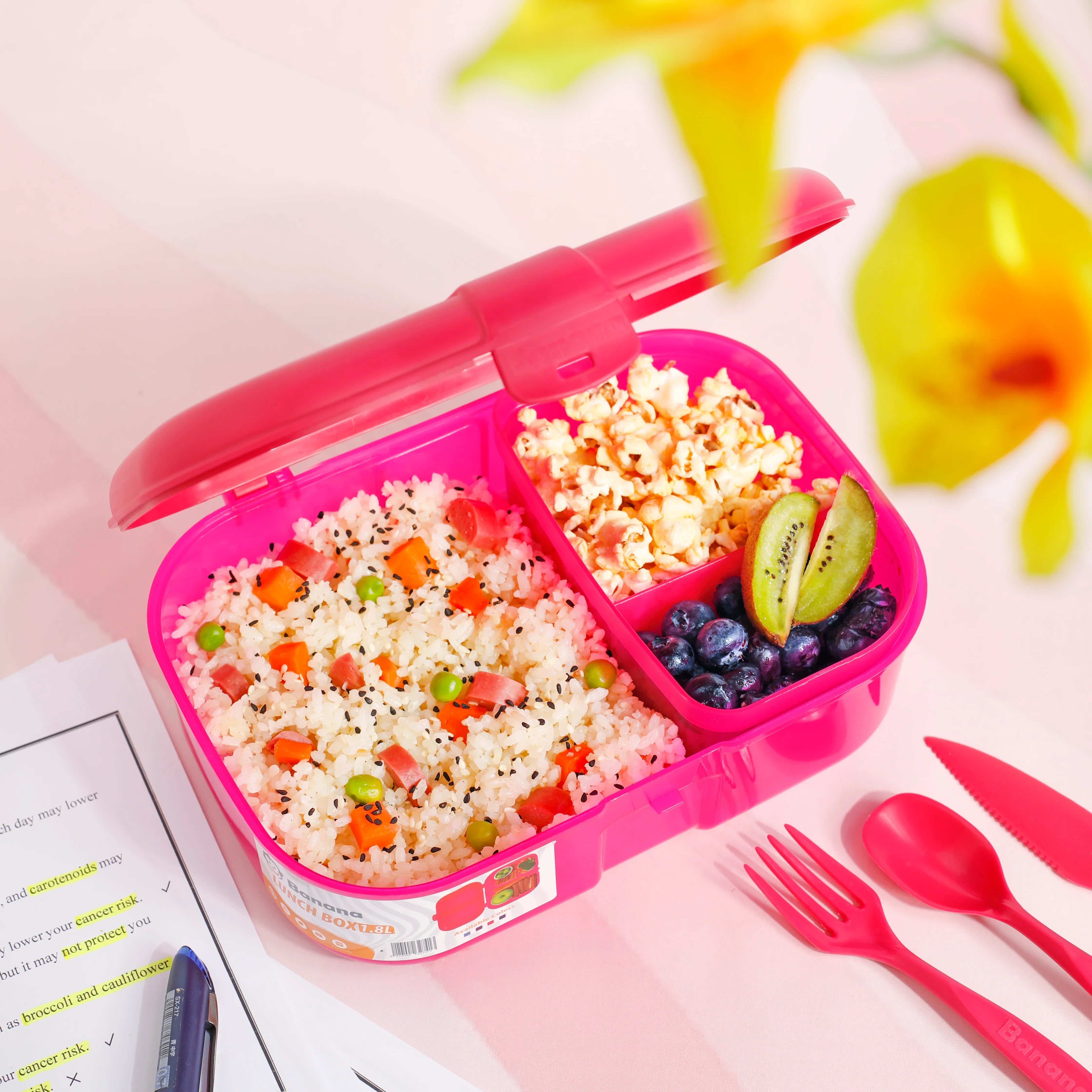 Fuchsia Lunch Box (1.8 L)