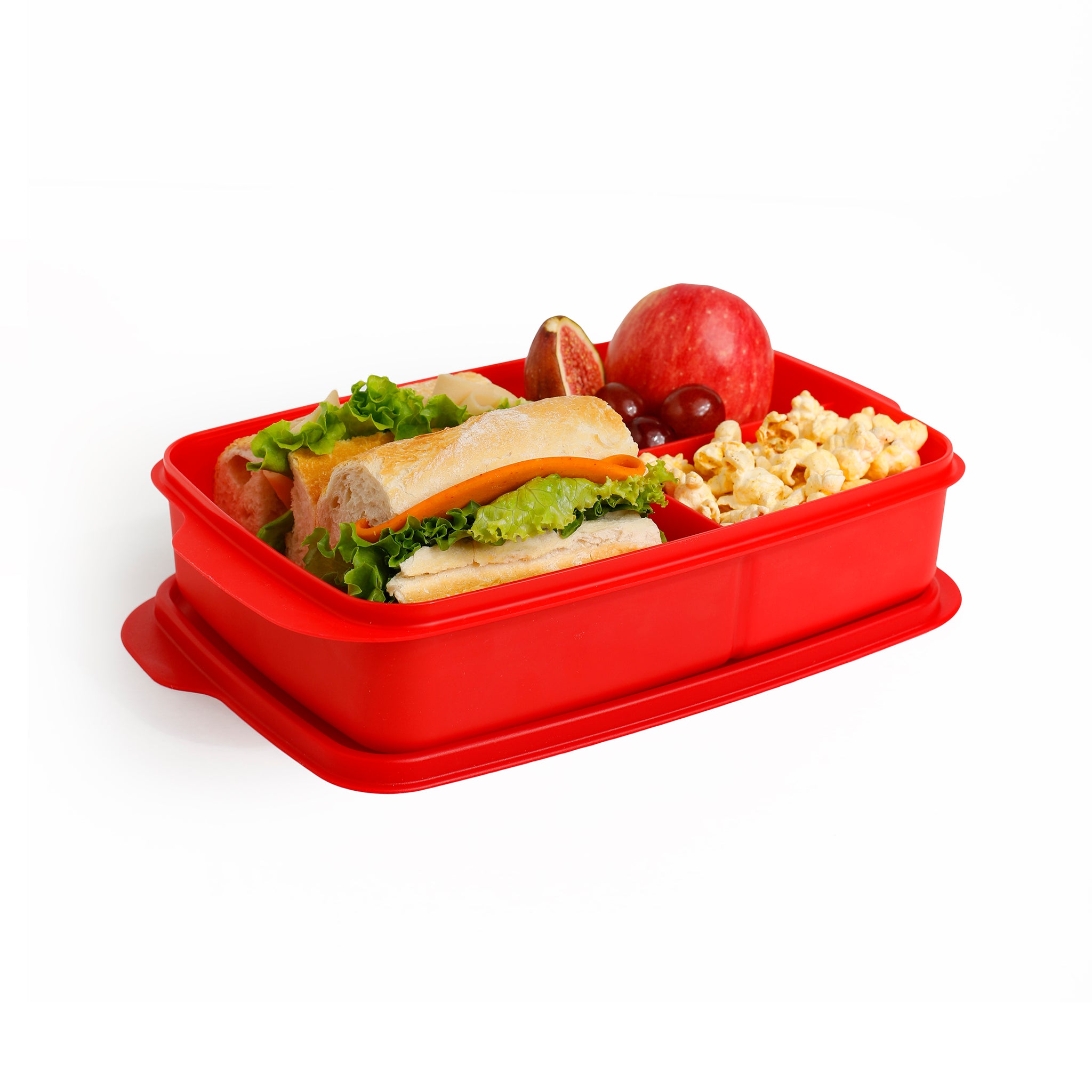 Plastic Lunch Box Set – Fuchsia (2-Piece of 1L)