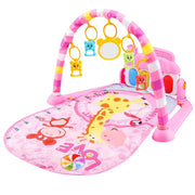Children's Pedal Piano Baby Piano Mat – Pink Zoo Design