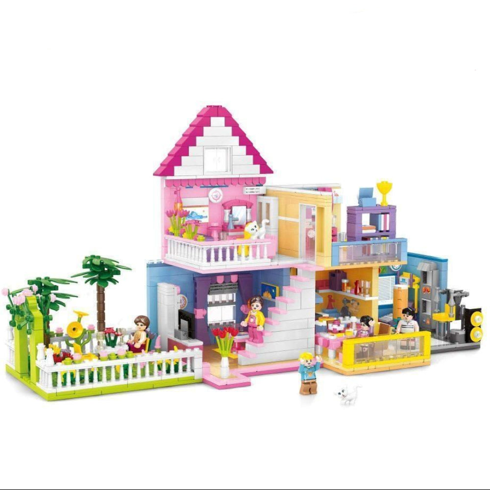 Cogo "Merry Days" 6-in-1 Building Blocks Set – 1422 Pcs - Toys