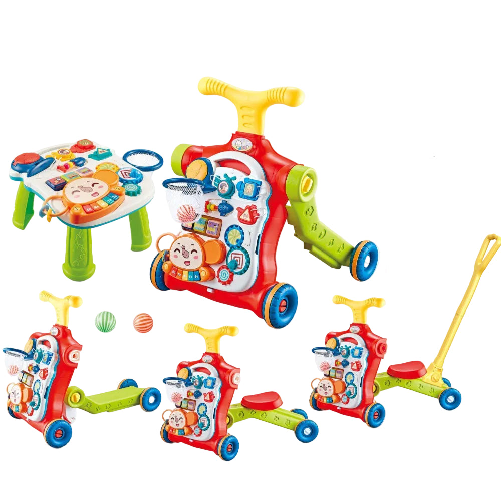 Musical & Stroller Educational Baby Walker and Activity Center 5-in-1