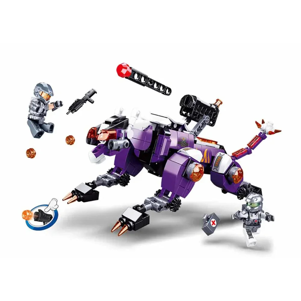 Sluban Atomic Storm Sword Master Hunting Hours - 382 Pcs