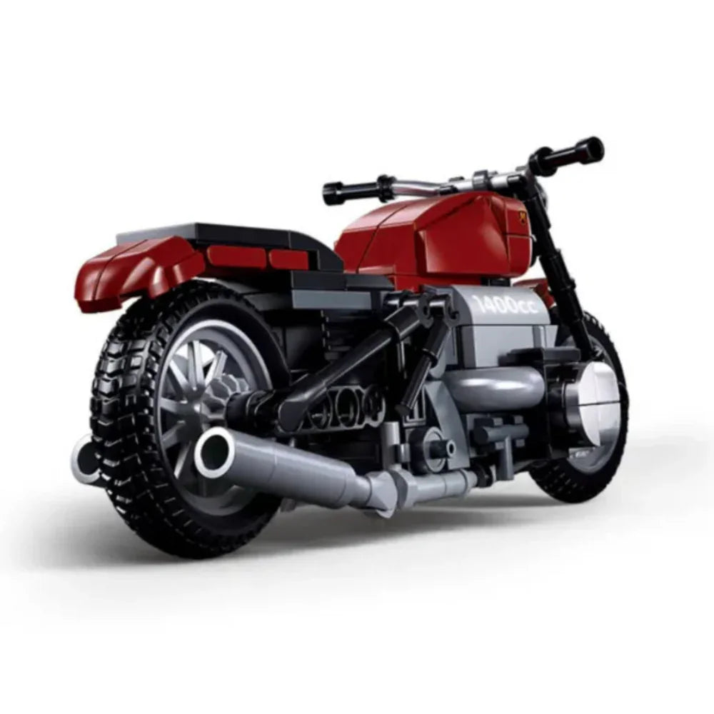 Sluban Model Bricks Motorcycle R18 Building Blicks Set - 222 Pcs