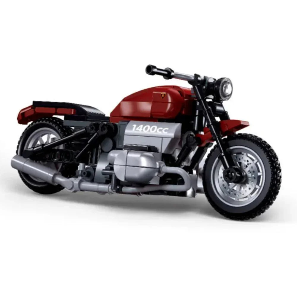 Sluban Model Bricks Motorcycle R18 Building Blicks Set - 222 Pcs
