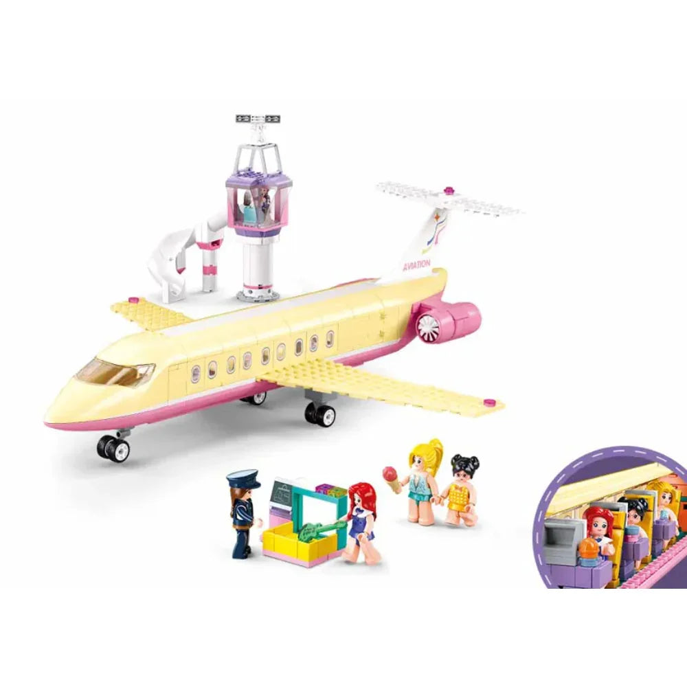 Sluban Girl's Dream Luxurious Plane 384 Pcs - Toys