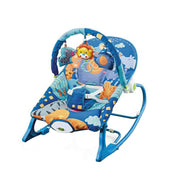Umbrella Manual Baby Rocker with Music – Blue