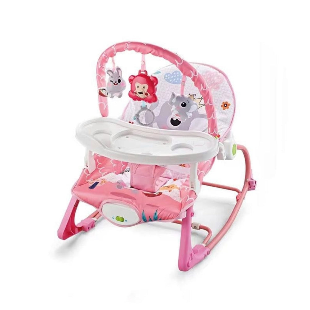 Umbrella Automatic Rocker – Pink - Baby Essentials