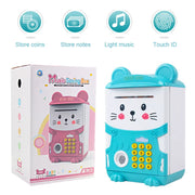 Music Saving Box Electronic Piggy Bank – Baby Blue