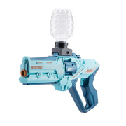 Shooting Elite Toy Gun 2-in-1 Water Beads and Soft Foam Bullets – Aqua & Blue