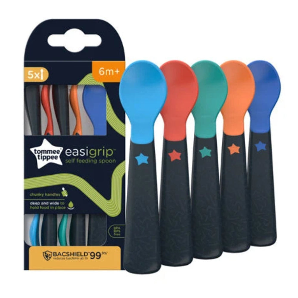 Tommee Tippee Self Feeding Spoons Assorted Colors +4m