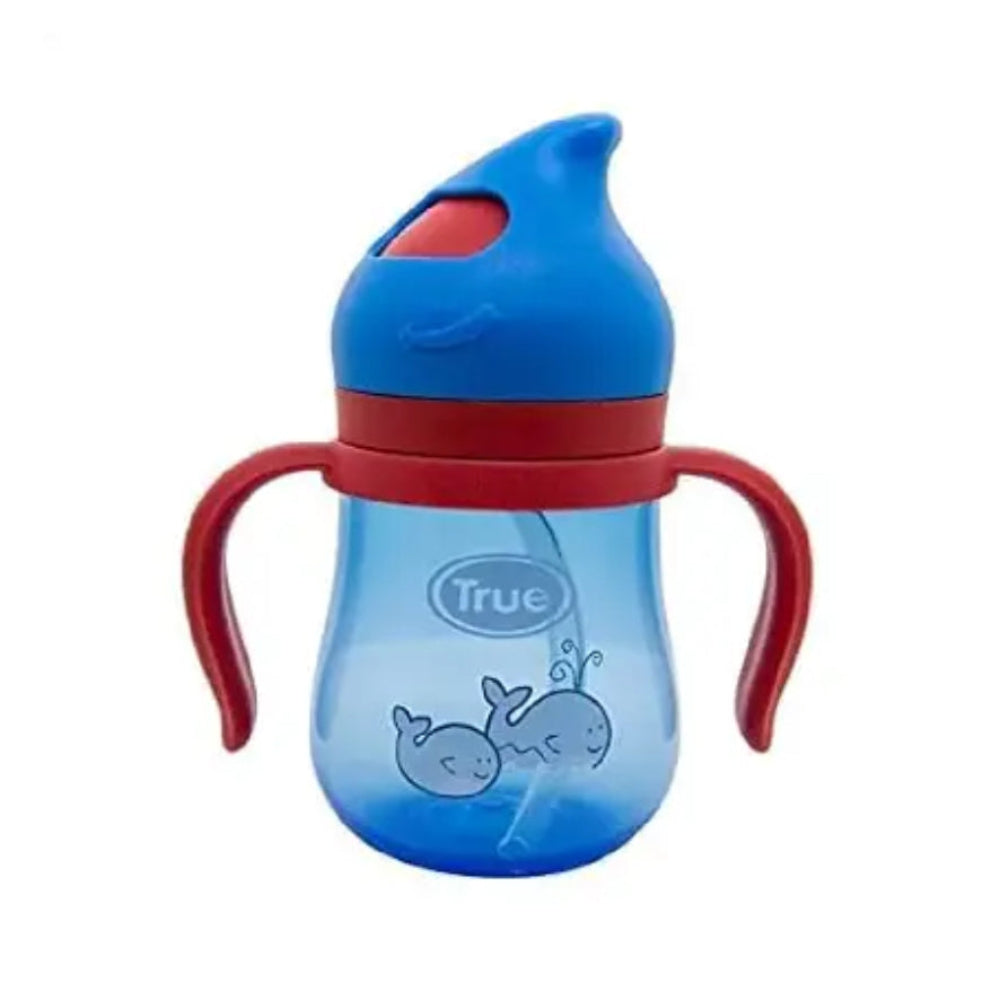 True Gold Sport Cup with Straw 210ml – Red & Blue