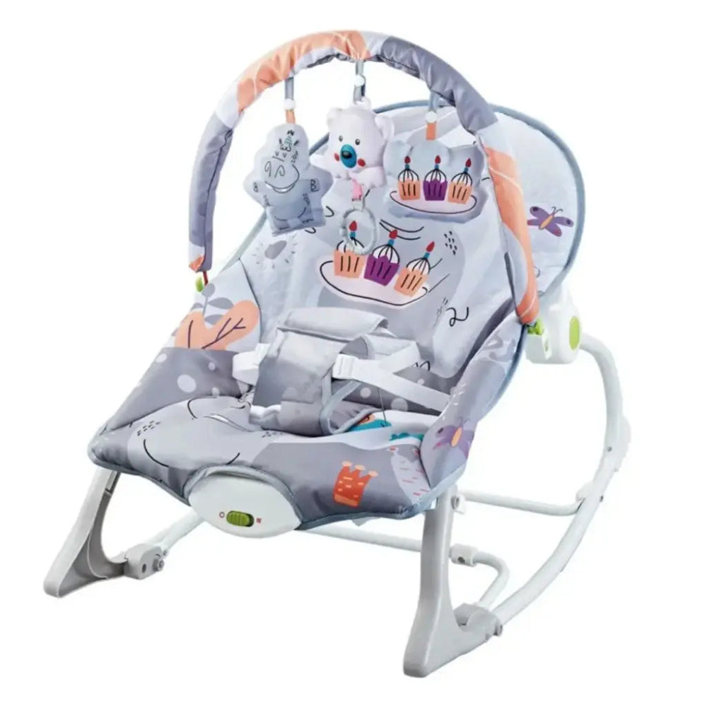 Umbrella Multifunctional Baby Rocker and Bouncer – Grey