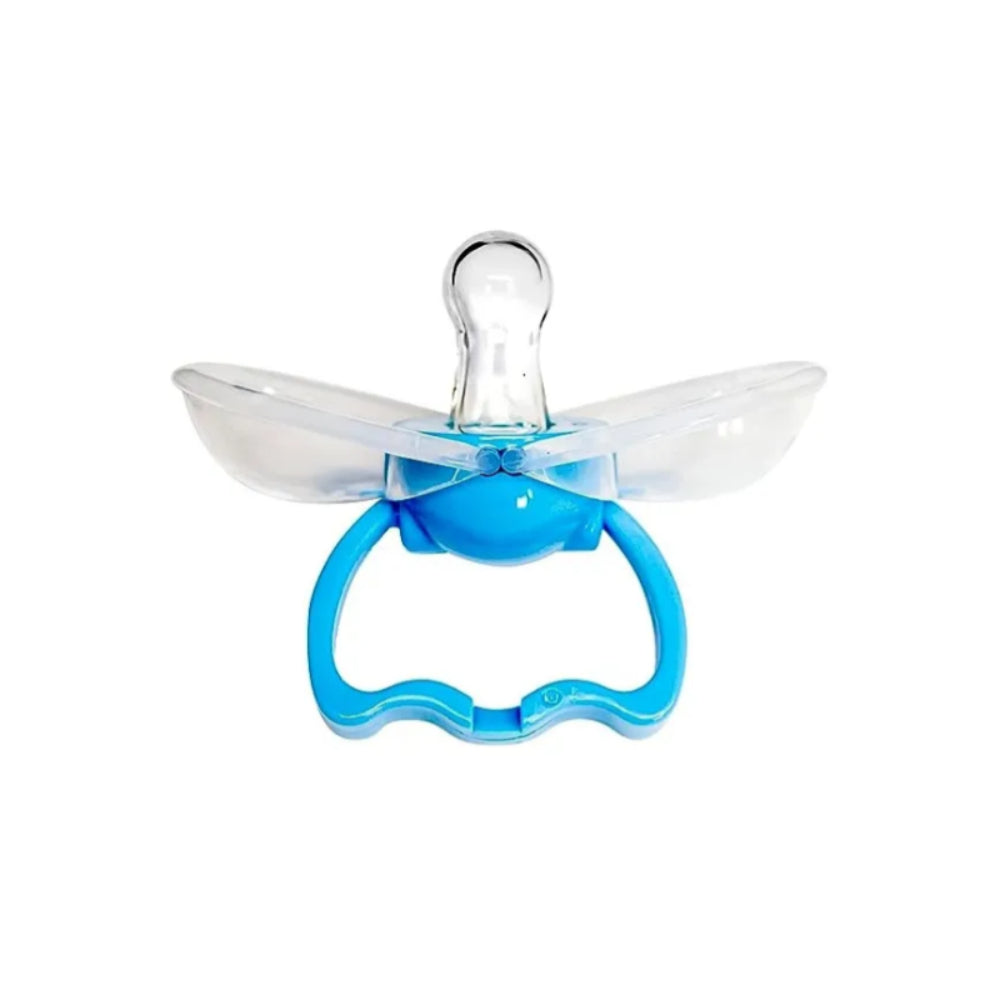 True Silicone Pacifier with Cover 0-6m – Blue