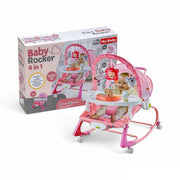 Hu-Baby 4in1 Multifunctional Baby Rocker – Pink