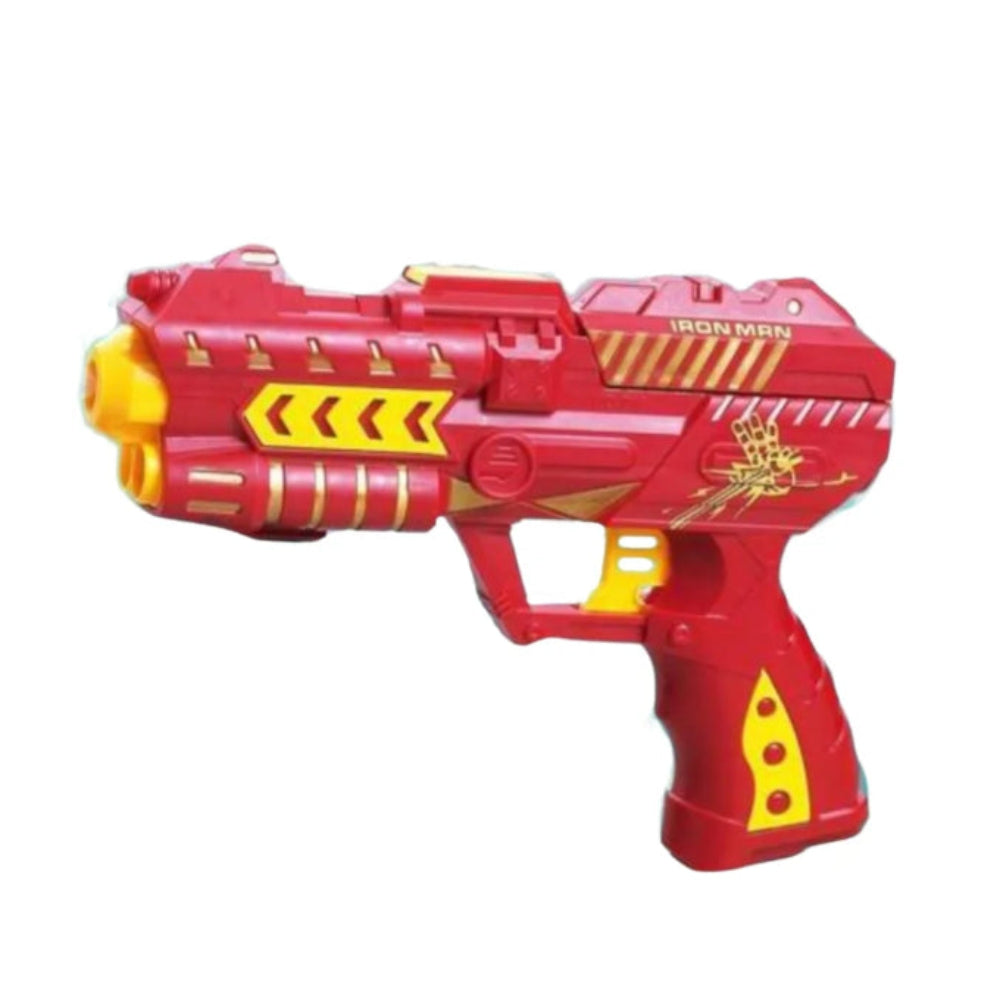 Iron Man Marvel Civil War 2-in-1 Power Gun (Foam & Gel Gun with Figure) Toy Set