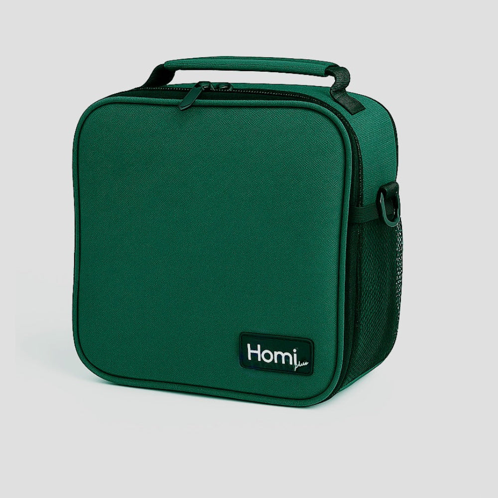 Homi Plus Thermal Bag 7 L with a Side Mesh Pocket - Olive Green