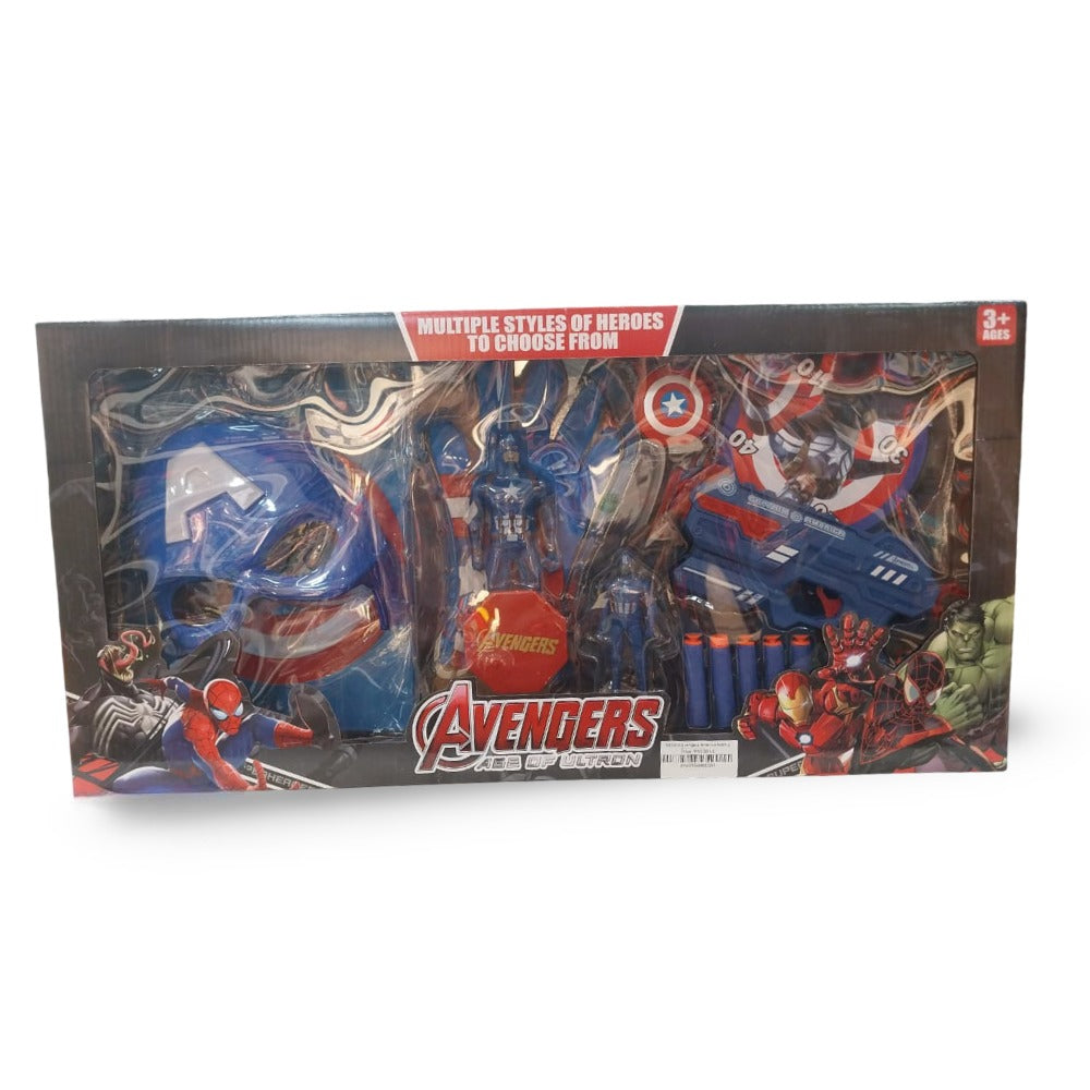 Avengers Captain America Action Figure Set