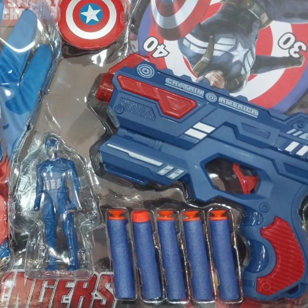 Avengers Captain America Action Figure Set