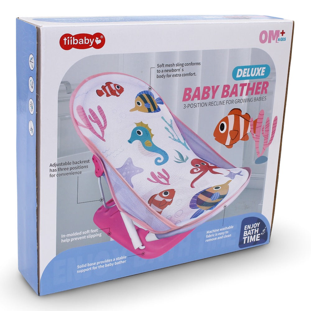 Tiibaby Deluxe Baby Bather – Pink