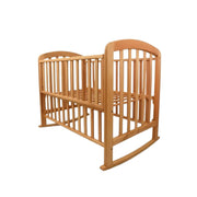 Wooden Baby Crib with Mattress – Easy Assembly & Rocking Design