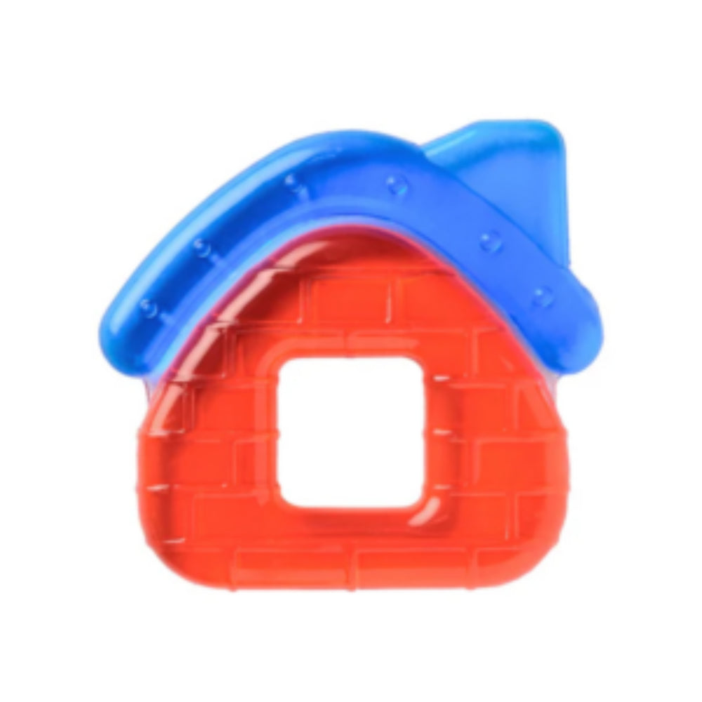 Safari Baby Water Filled Teether +3m – Blue & Red with Home Design - Baby Essentials