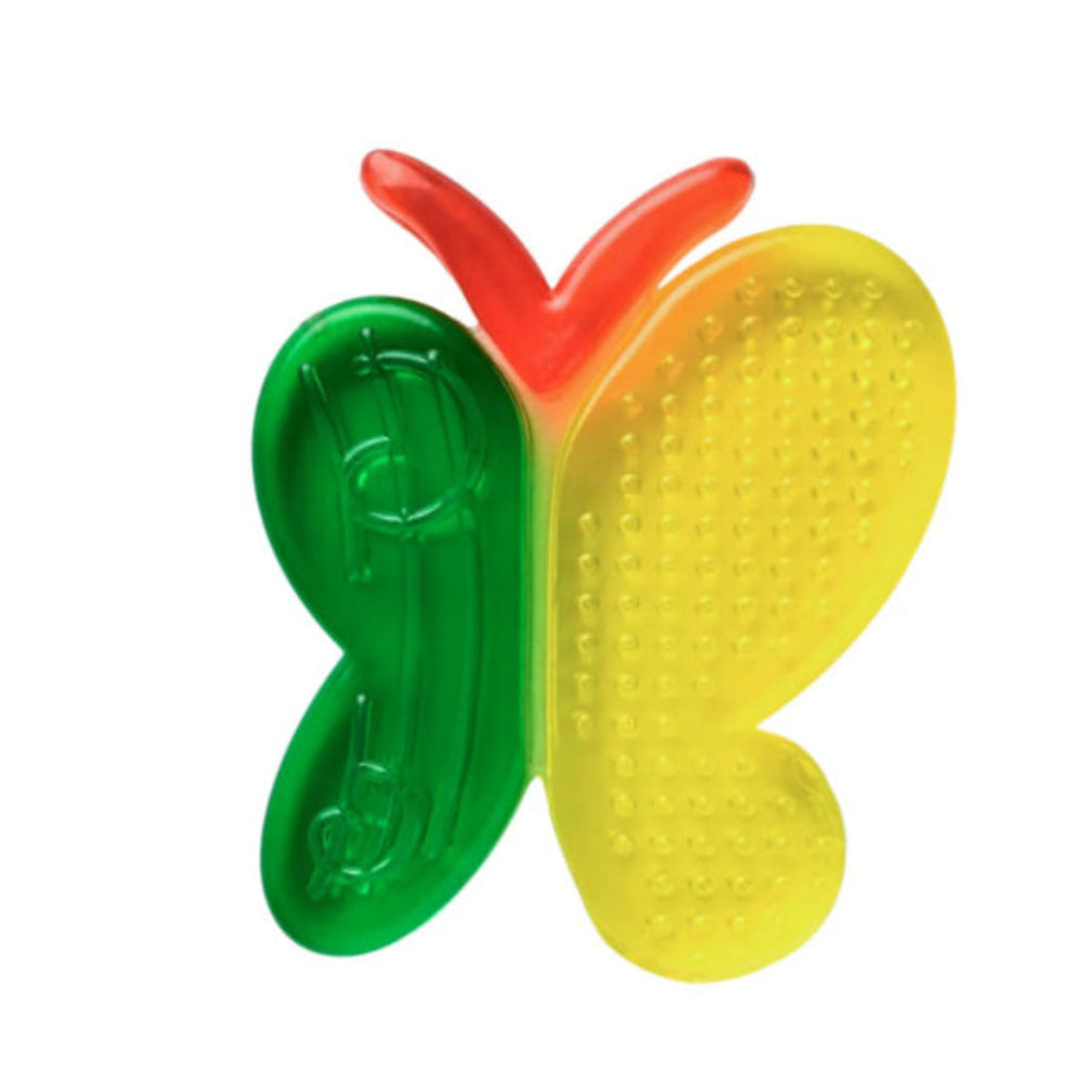 Safari Baby Water Filled Teether +3m – Colorful with Butterfly Design - Baby Essentials