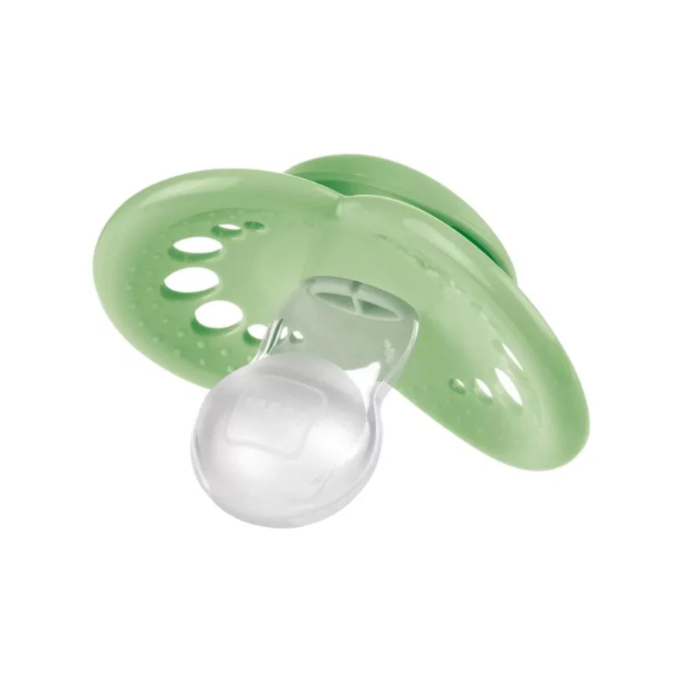 True Silicone Pacifier 6–12m – Green - Baby Essentials