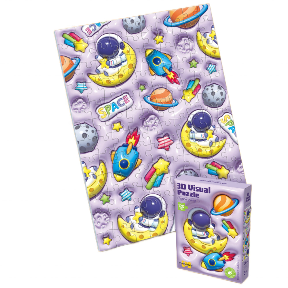 3-D Visual Puzzle - Space Theme