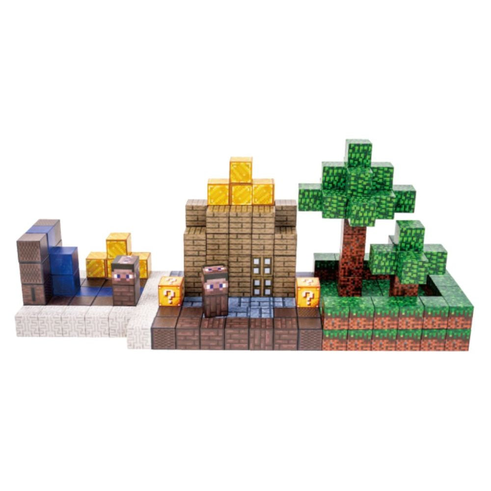Super World Magnetic Cube Building Set – 128 Pcs