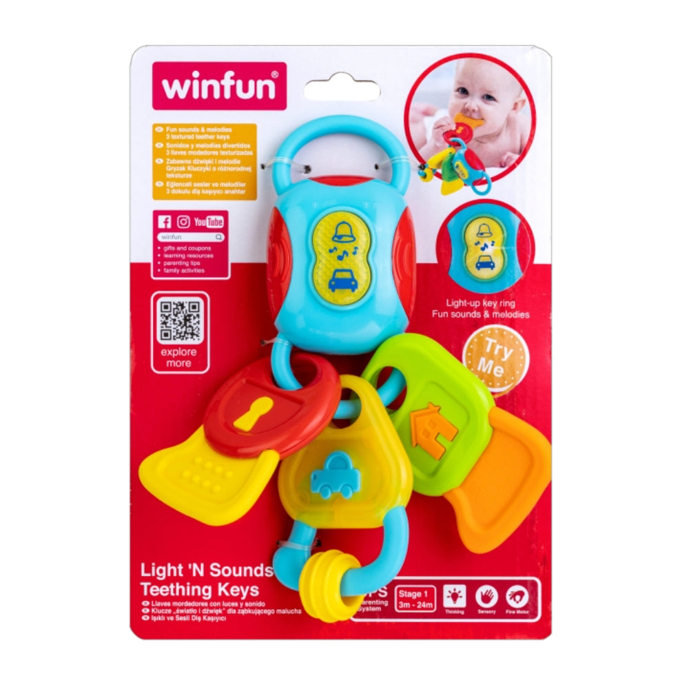 WinFun Light N’ Sounds Teething Keys