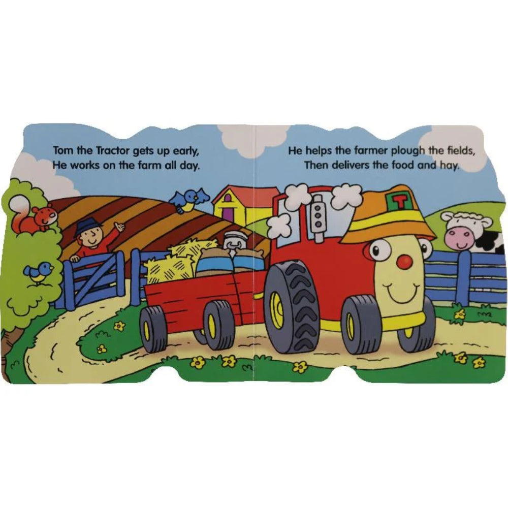 Transport Shaped Books - Tom the Tractor