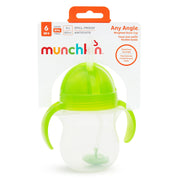 Munchkin Any Angle™ Click Lock Weighted Straw Trainer Cup  7 oz – Green