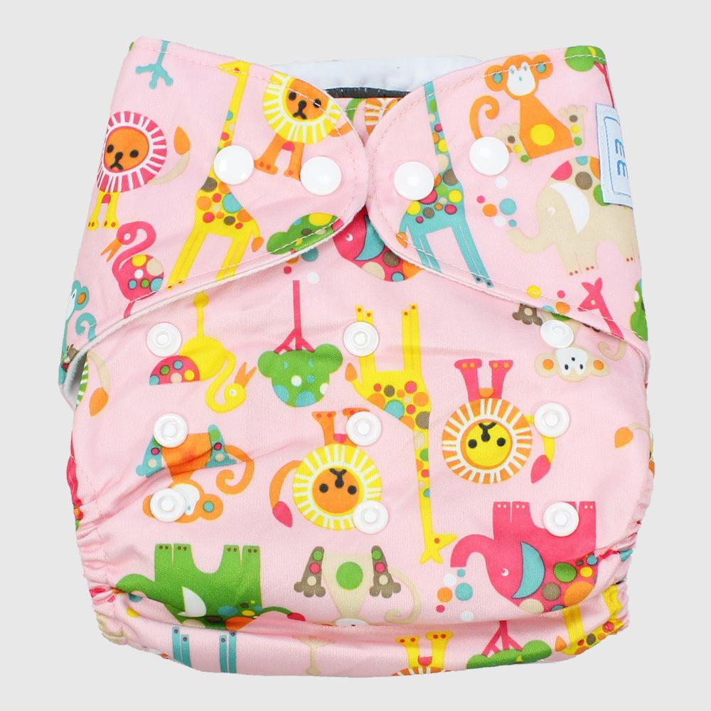 Adjustable And Reusable Diaper (Jungle) - Ourkids - Global