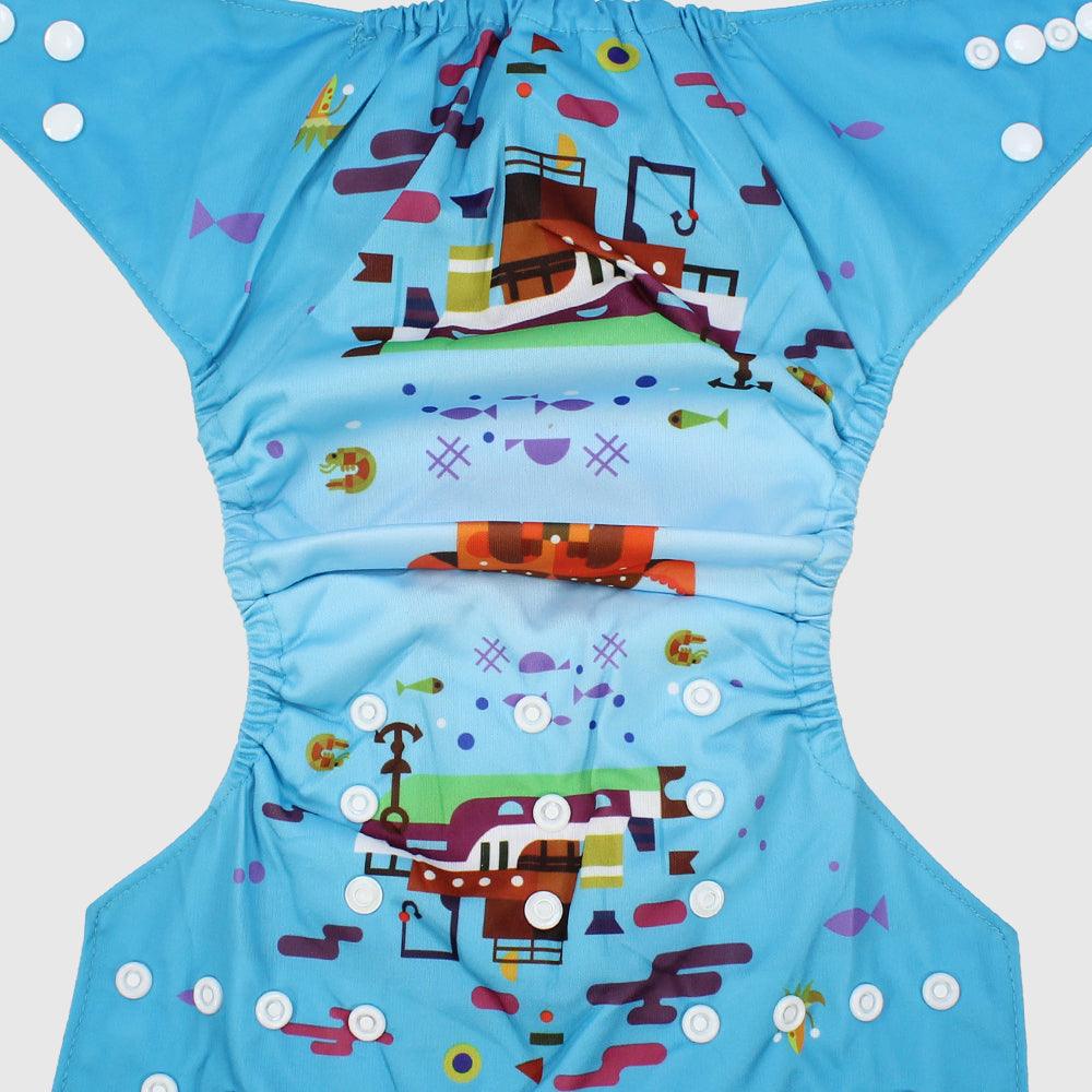 Adjustable And Reusable Diaper (Under The Sea) - Ourkids - Global