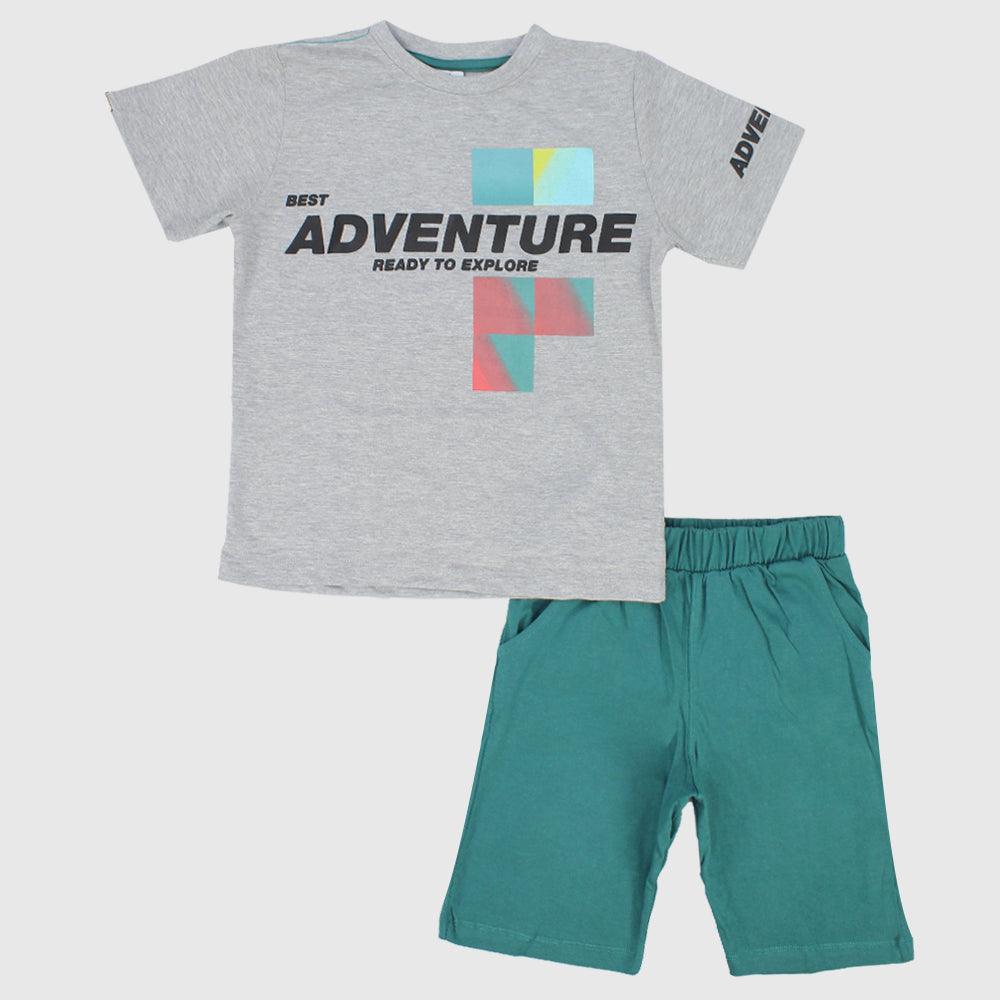 Adventurous Short-Sleeved Pajama - Ourkids - Morenella