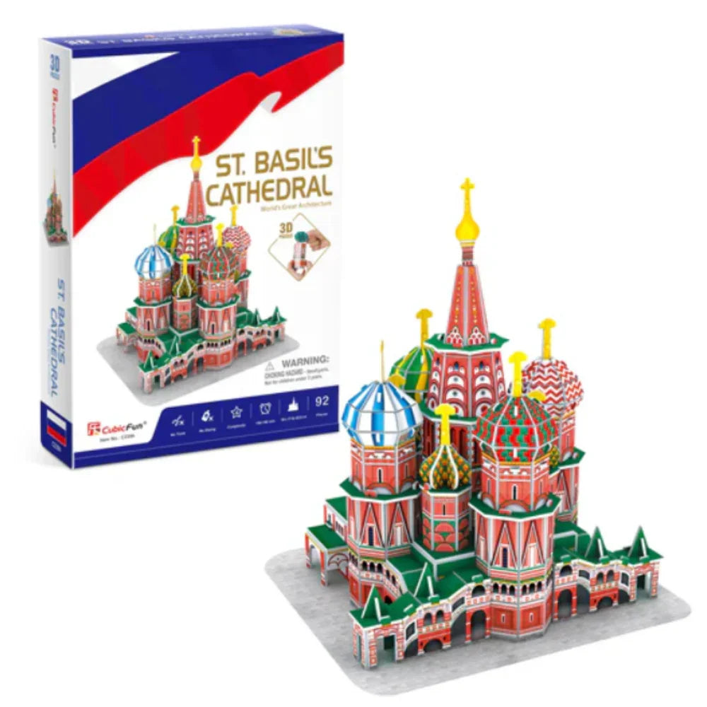 CubicFun St. Basil’s Cathedral 3D Puzzle - Toys