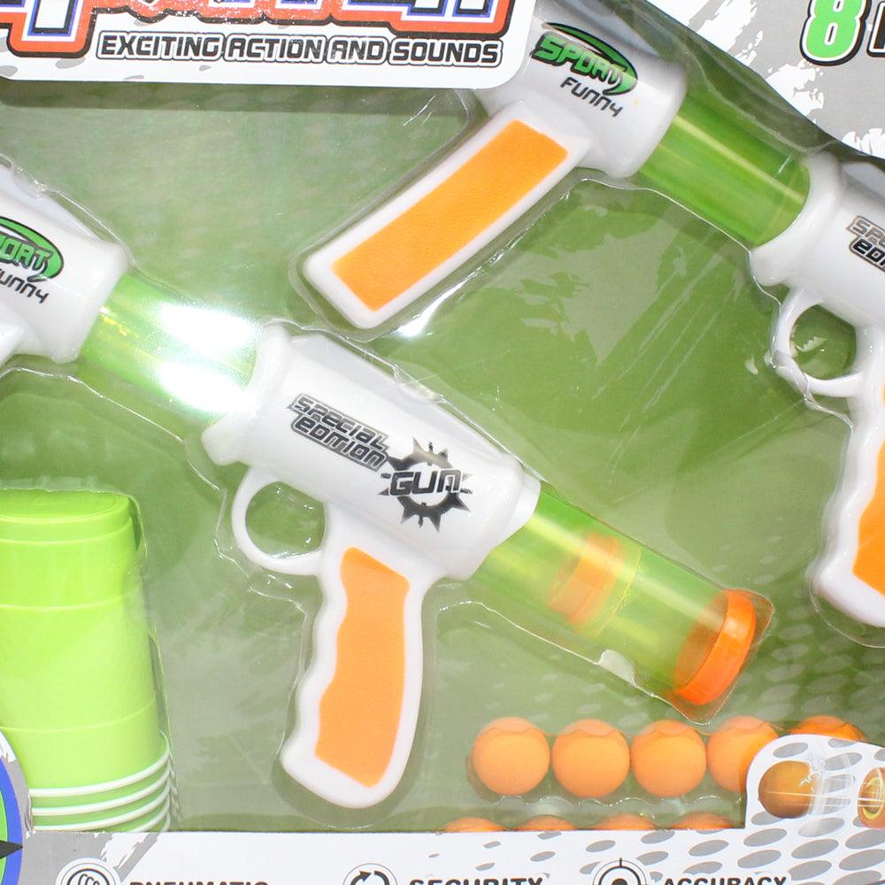 Air Popper Shooting Gun â€“ 20 Foam Balls - Ourkids - OKO