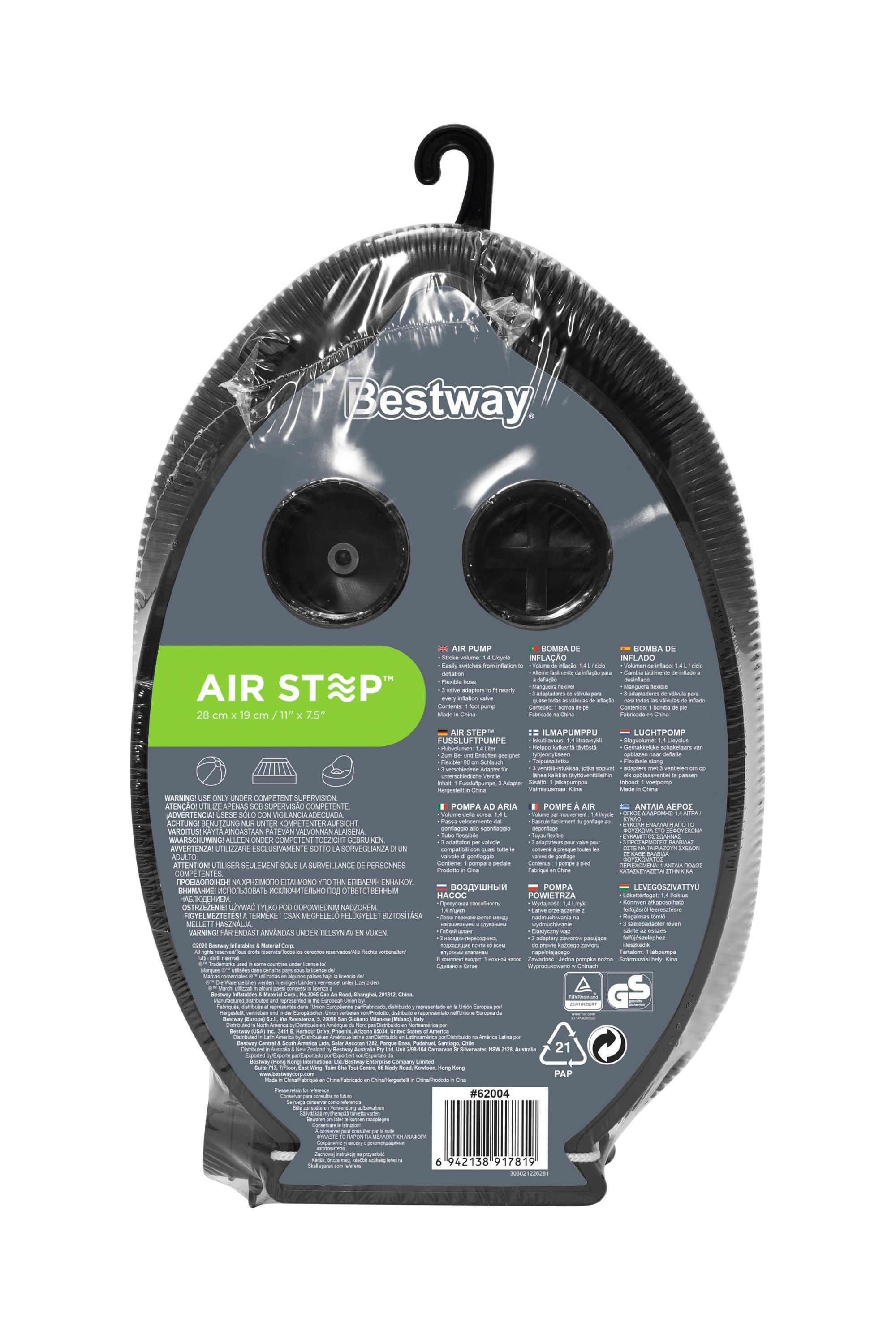 Air Stepâ„¢ Foot Pump, 28 x 19 x 6 cm - Ourkids - Bestway