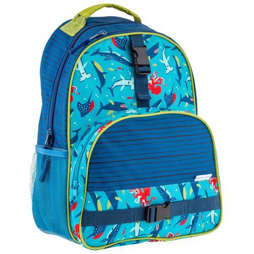 All Over Print Backpack (Sharks) - Ourkids - Stephen Joseph