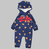 American Footballs Long-Sleeved Hooded Footless Onesie - Ourkids - Carter's